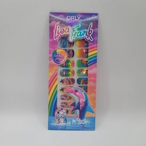 Orly Beauty Lisa Frank 22 Gel Nail Strips Dancing Dolphins